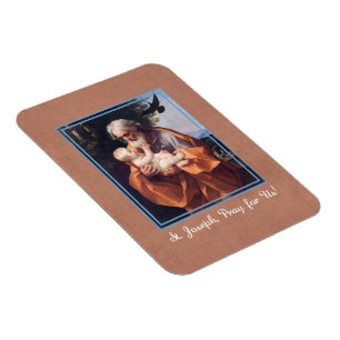 St. Joseph Feast Day with Infant Jesus Magnet