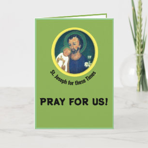 St Joseph for these Times Card
