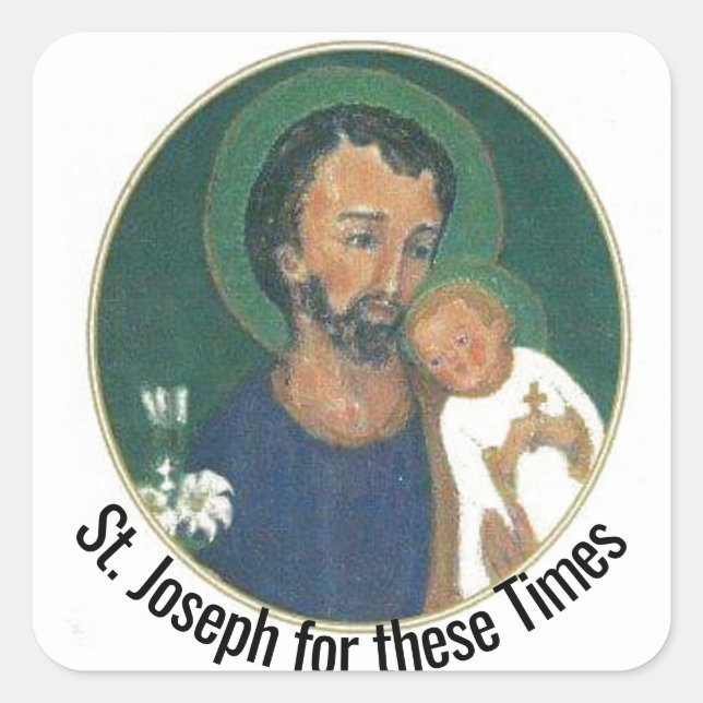 St. Joseph for these Times Square Sticker (Front)