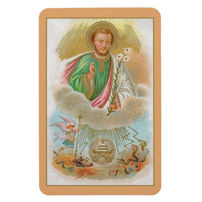 St. Joseph from a ‘Pilgrimage Card’ (B 01) Magnet (Vertical)