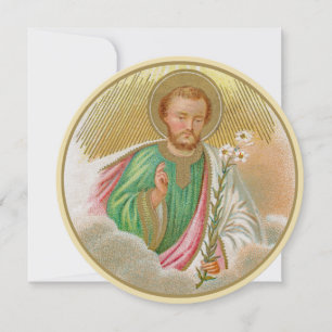 St. Joseph from a ‘Pilgrimage Card’ (Detail; B 01)