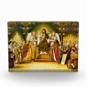St. Joseph Jesus Saints Angels Rome Photo Block