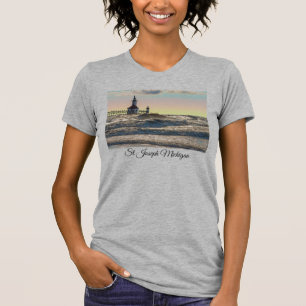 St Joseph Lighthouse Painterly T-Shirt