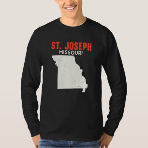 St Joseph Missouri USA State America Travel Missou T-Shirt