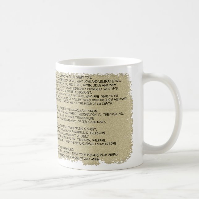 St Joseph Novena Coffee Mug (Right)