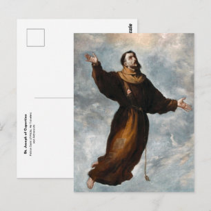 St. Joseph of Cupertino Catholic Patron Saint of Postcard