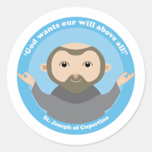 St. Joseph of Cupertino Classic Round Sticker