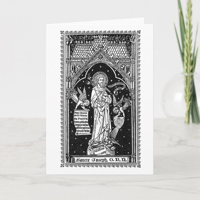 St. Joseph, Patron of the Church (DT 01) Card (Front)