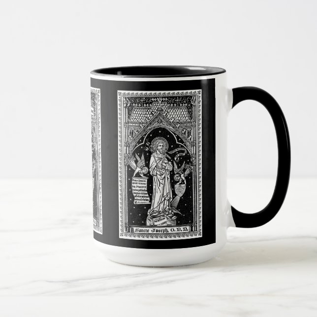 St Joseph, Patron of the Church (DT 01) Mug (Right)