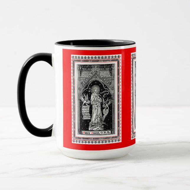 St Joseph, Patron of the Church (DT 01) Mug (Left)