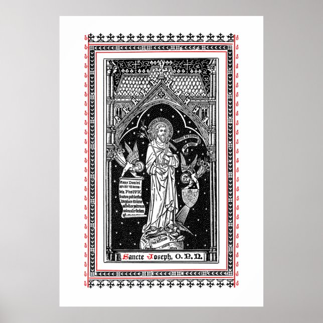 St. Joseph, Patron of the Church (DT 01) Poster (Front)