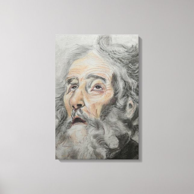 St. Joseph Portrait Canvas Print (Front)