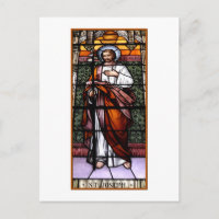 St. Joseph pray for us - stained glass window