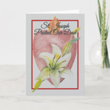 St. Joseph Protect Our Dad Card | Father’s Day