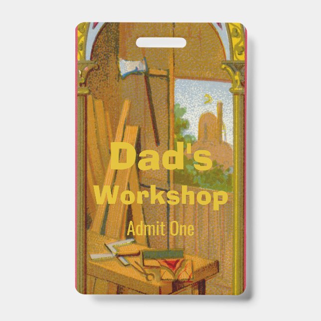 St. Joseph’s Workshop (BL 01) ID Badge (Front)