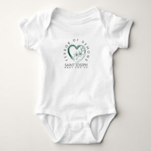 St Joseph Terror of Demons Baby Bodysuit