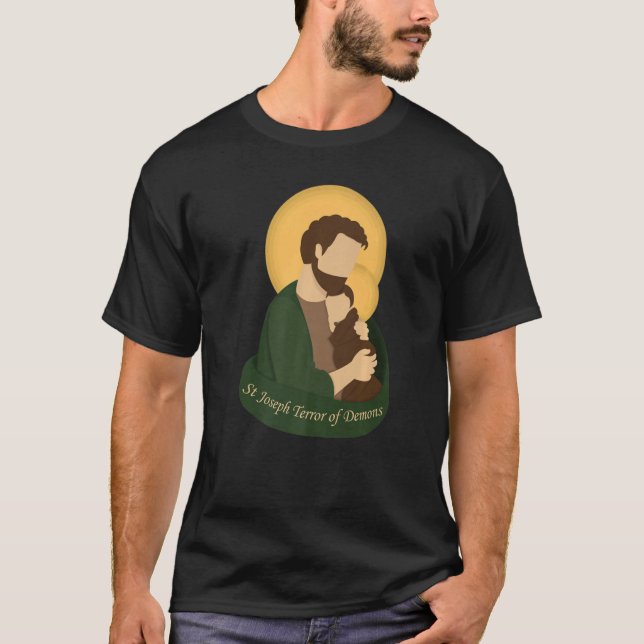 St Joseph Terror Of Demons Consecration 2021 Catho T-Shirt (Front)