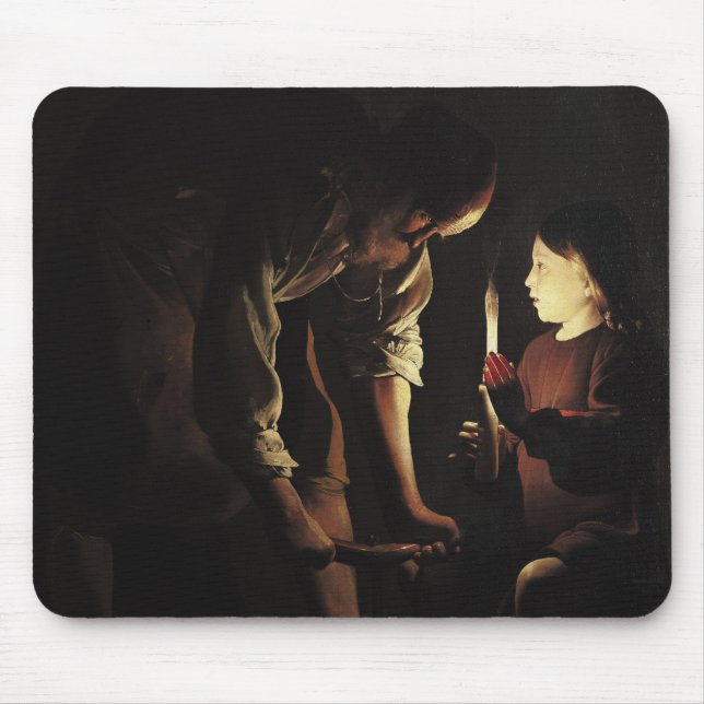 St. Joseph, the Carpenter, c.1640 Mouse Pad (Front)