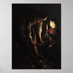 St. Joseph, the Carpenter, c.1640 Poster