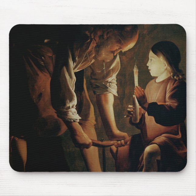 St. Joseph, the Carpenter Mouse Pad (Front)