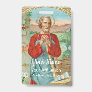 St. Joseph the Worker (BK 31) ID Badge