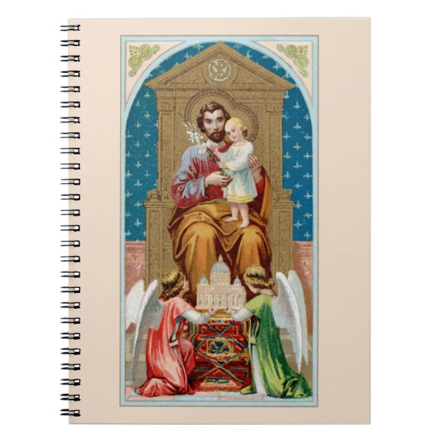 St. Joseph, Toddler CC, Angels with Vatican Model Notebook (Front)