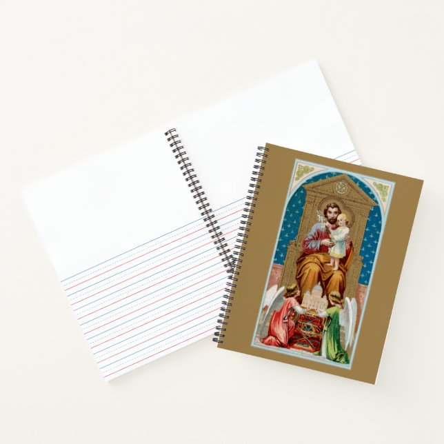 St. Joseph, Toddler CC, Angels with Vatican Model Notebook (Inside)