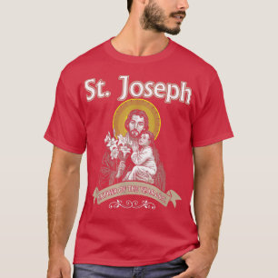 St Joseph tshirtSaint sFathers Day T-Shirt