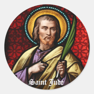 St Jude 4 Classic Round Sticker