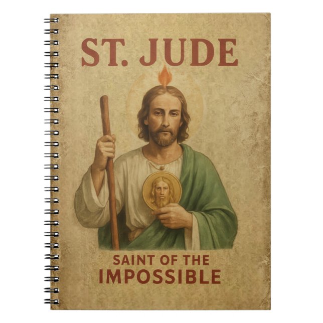 St Jude Catholic Faith Devotional Journal  (Front)
