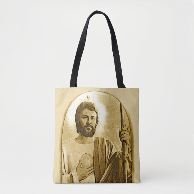 St. Jude Catholic Saint Tote Bag (Front)