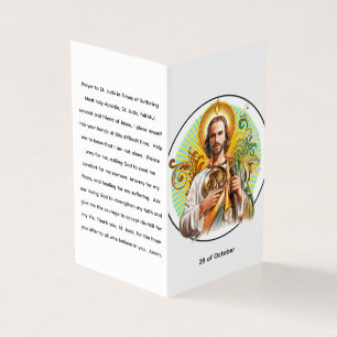 St. Jude Thaddaeus Prayer Card