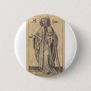 st Jude Thaddaeus the Apostle and brother of Jesus 6 Cm Round Badge