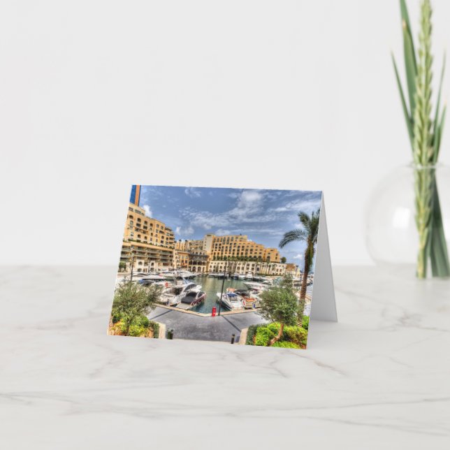  St Julians Portomaso Marina Card (Front)