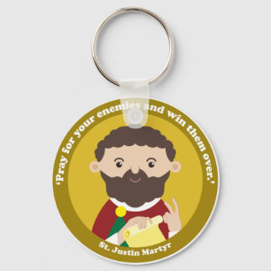 St. Justin Martyr Key Ring