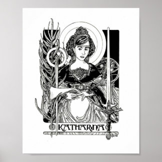 St. Katherine of Alexandria Poster