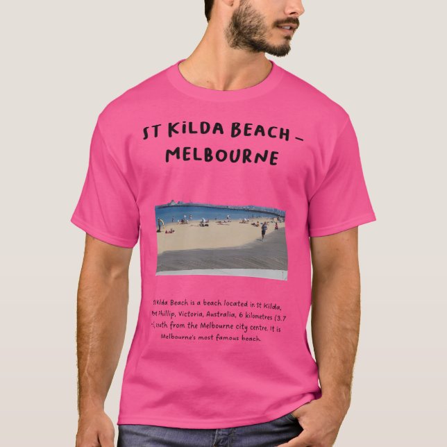 St Kilda Beach  Melbourne T-Shirt (Front)