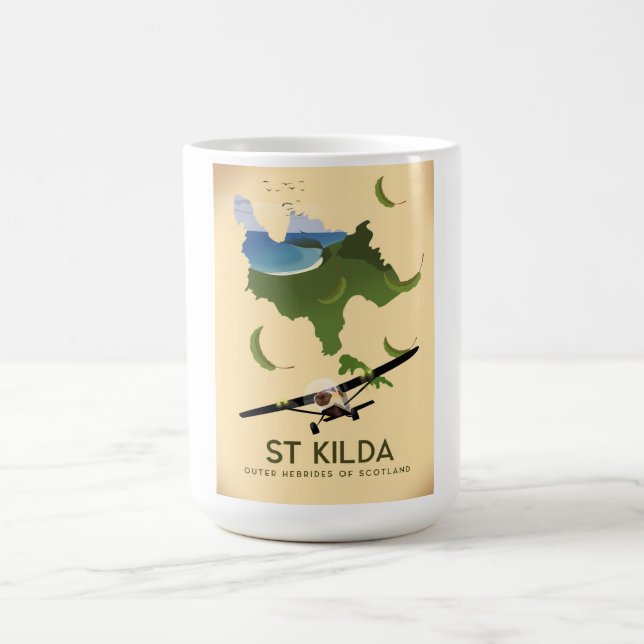 St Kilda, Outer Hebrides Scotland Coffee Mug (Center)