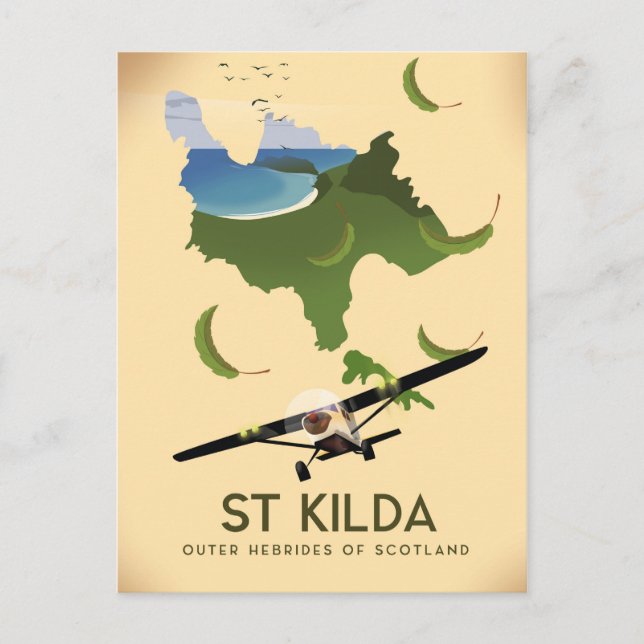 St Kilda, Outer Hebrides Scotland Postcard (Front)