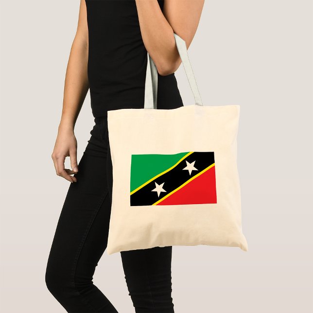 St Kitts And Nevis Flag Tote Bag (Creator Uploaded)