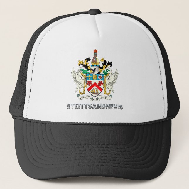 St. kitts and nevis trucker hat (Front)
