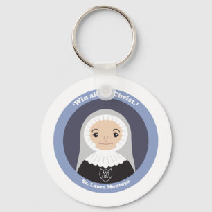 St. Laura Montoya Key Ring