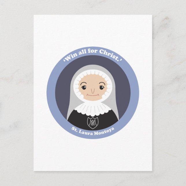 St. Laura Montoya Postcard (Front)