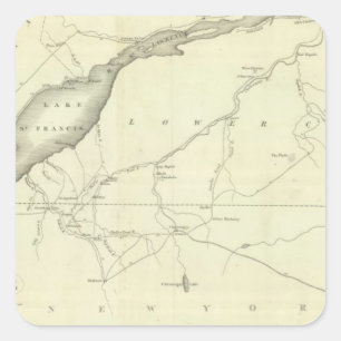St. Lawrence and Adjacent Country Square Sticker