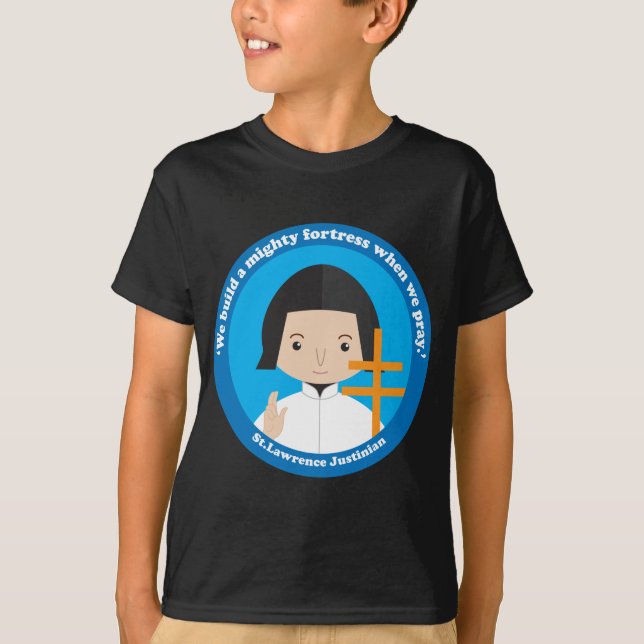 St. Lawrence Justinian T-Shirt (Front)