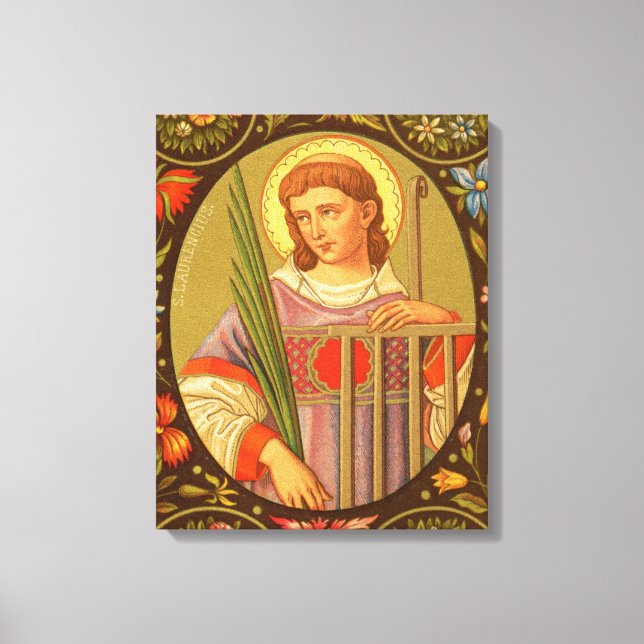 St. Lawrence of Rome (PM 04) Canvas Print (Front)