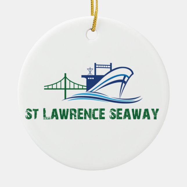 St Lawrence Seaway Ornament (Front)