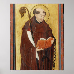 St. Leonard (oil on gold ground panel) (pair of 12 Poster