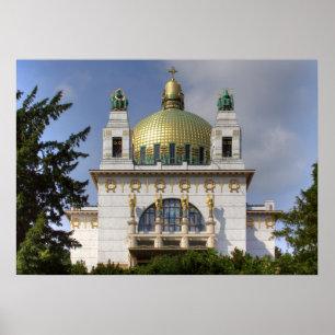 St. Leopold's Church Vienna Austria Poster