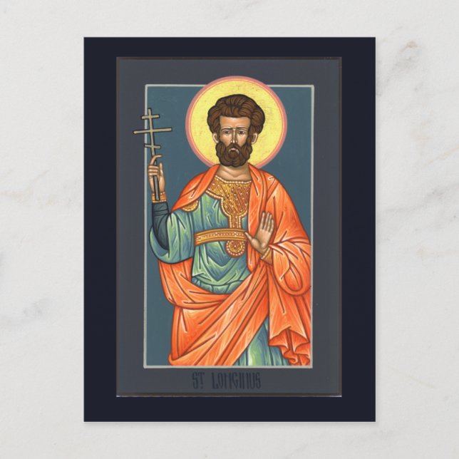 St. Longinus the Centurion Prayer Card (Front)